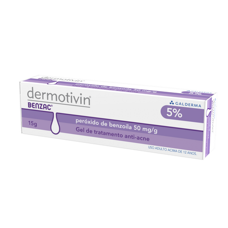 Dermotivin Benzac Gel de Tratamento Anti-acne 5% BPO