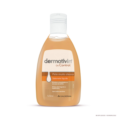 Dermotivin Oil Control Sabonete Líquido 120ml