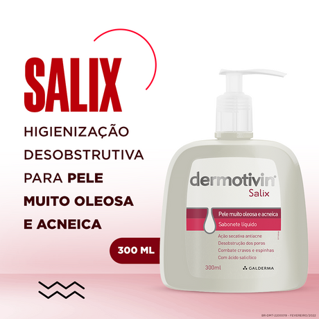 Dermotivin Salix Sabonete Líquido Facial 300ml