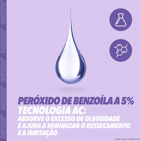 Gel Antiacne Peróxido de benzoila 5% Dermotivin Benzac