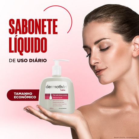 Dermotivin Salix Sabonete Líquido 300ml