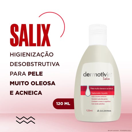 Dermotivin Salix Sabonete Líquido 120ml